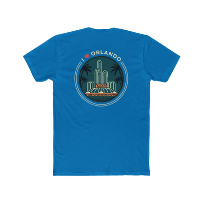 Orlando Fountain Retro Graphic Tee — I  Orlando Travel T‑Shirt