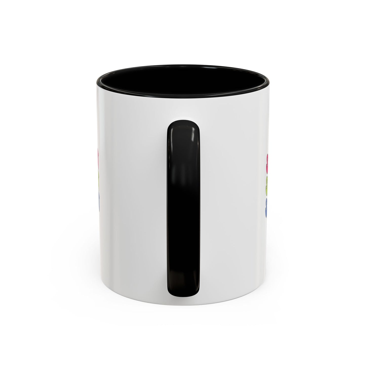 Six Seven Retro Accent Coffee Mug — Colorful 11/15oz Ceramic Tea Cup