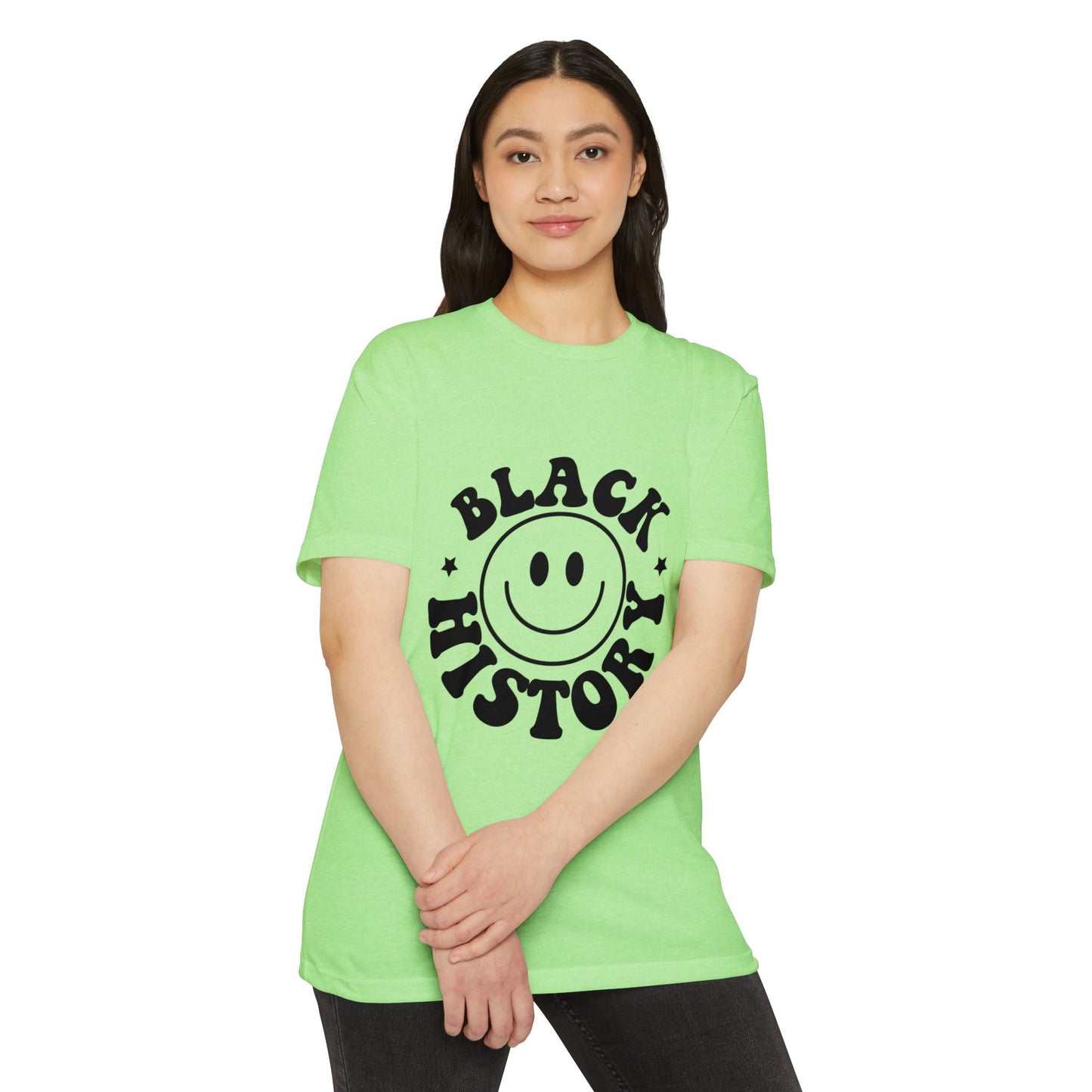 Black History Smiley T-Shirt – Retro Retro Vibe Celebration Tee