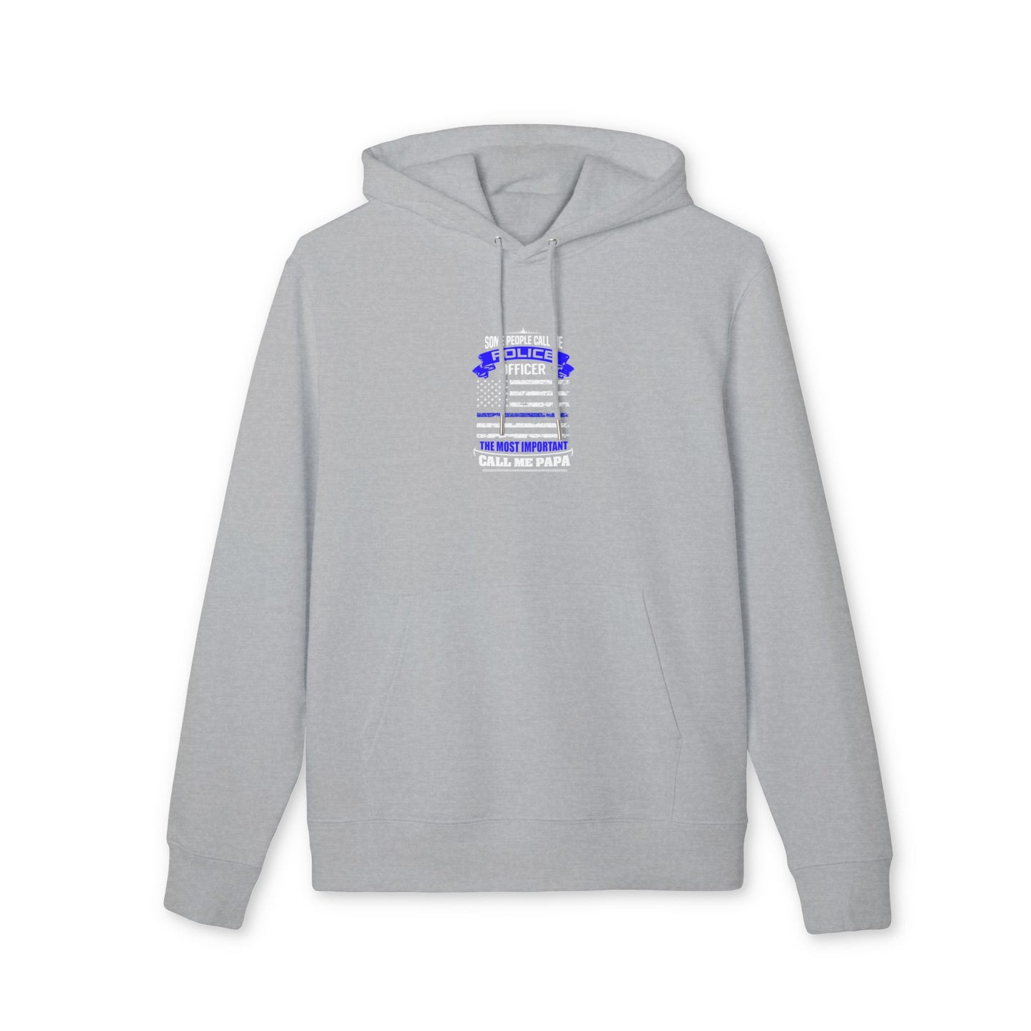 Police Officer Papa Hoodie — Proud Dad Law Enforcement Sweatshirt