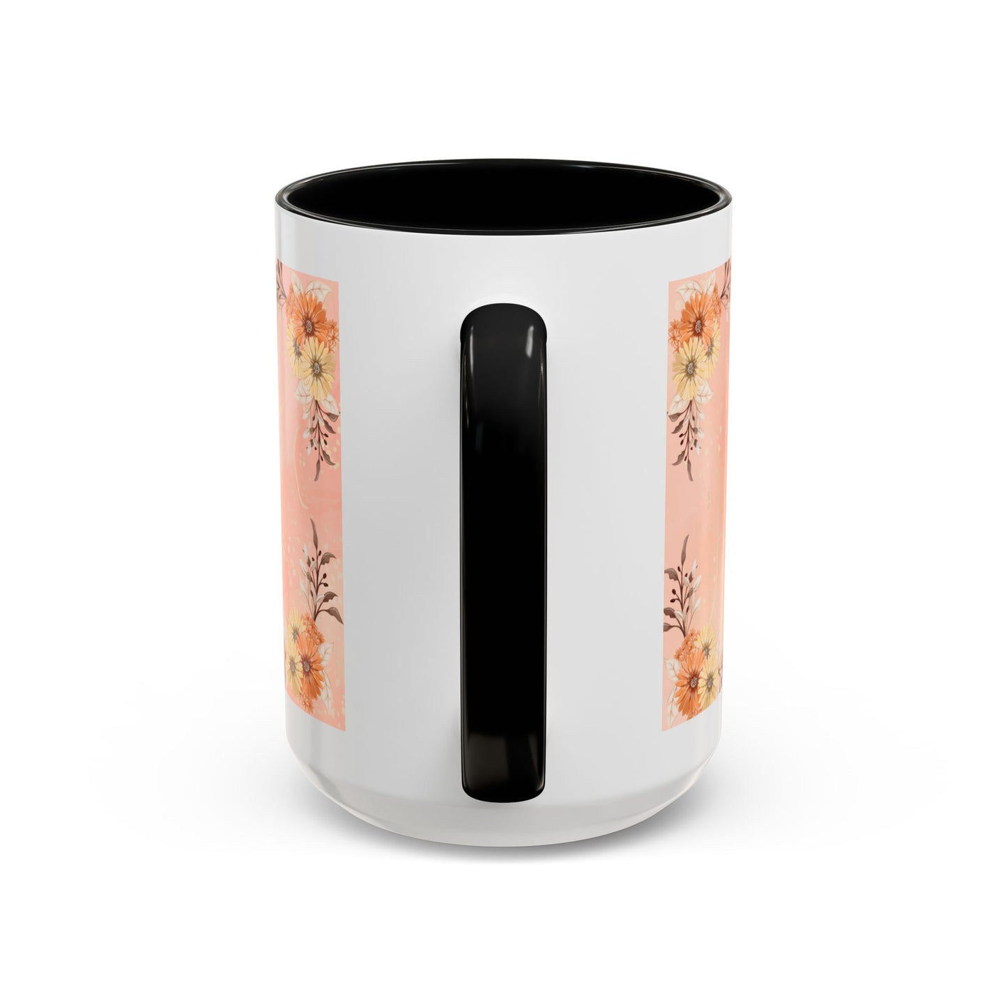 Mom Floral Accent Coffee Mug – Pink Butterfly Mother's Day Gift (11/15oz)