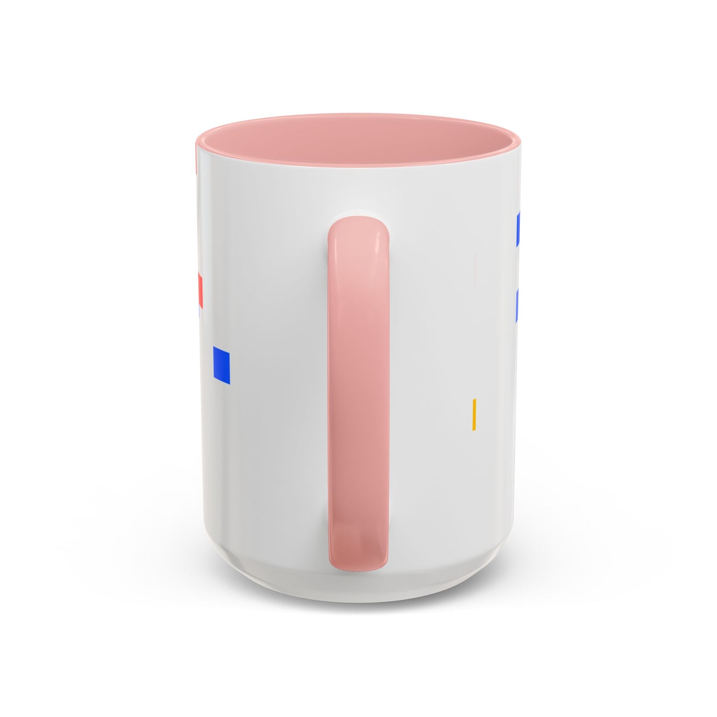 Autism Acceptance Accent Coffee Mug – Colorful Puzzle Square Design (11/15 oz)
