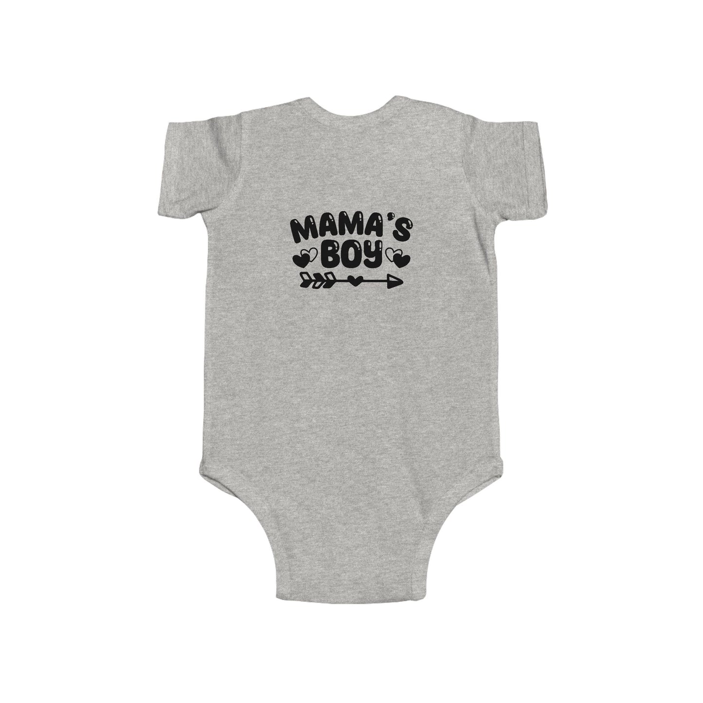 Mama's Boy Infant Bodysuit – Cute Arrow & Paw Print Baby Onesie