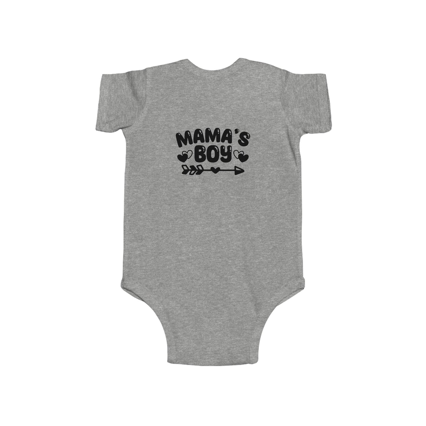 Mama's Boy Infant Bodysuit – Cute Arrow & Paw Print Baby Onesie