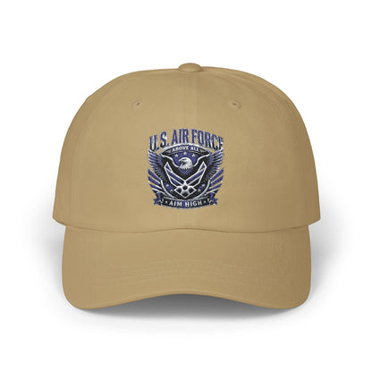 U.S. Air Force Dad Cap — Embroidered Military Logo Baseball Hat
