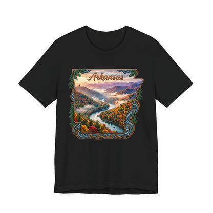Arkansas Scenic River Tee — The Natural State Retro Landscape T-Shirt