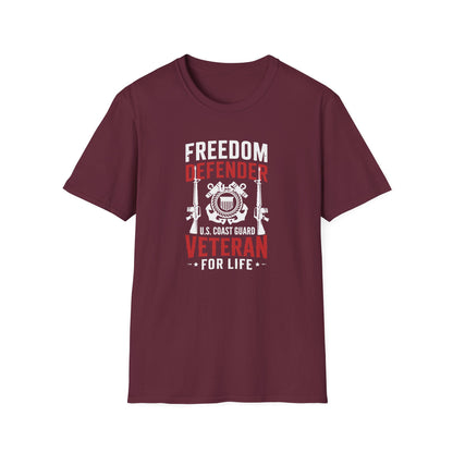 Freedom Defender U.S. Coast Guard Veteran T-Shirt