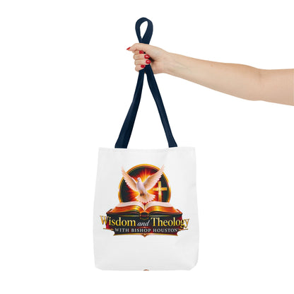 Christian Wisdom & Theology Tote Bag — 'Wisdom and Theology with Bishop Houston' Inspirational Faith Tote