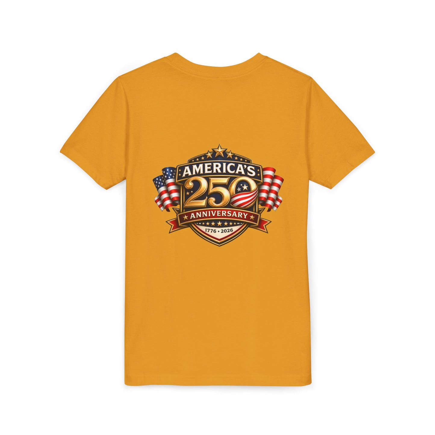 America's 250th Anniversary Youth Tee - Patriotic 1776–2026 Celebration Shirt