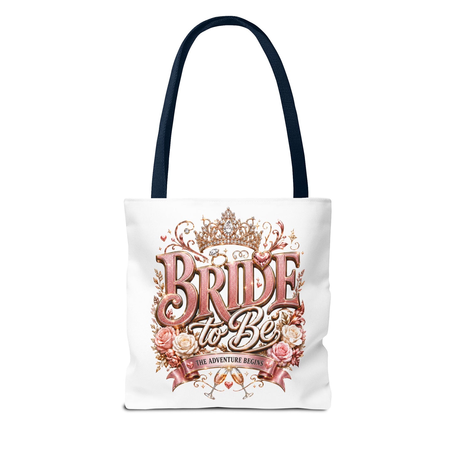 Bride-to-Be Floral Tote Bag - Bachelorette Gift & Bridal Shower Accessory