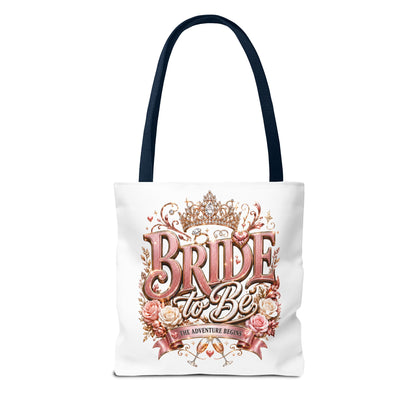 Bride-to-Be Floral Tote Bag - Bachelorette Gift & Bridal Shower Accessory