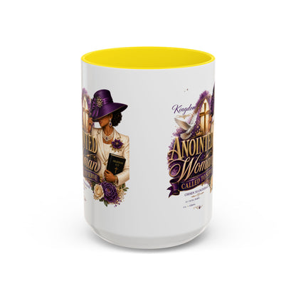 Anointed Woman Coffee Mug — Faithful, Called to Serve Accent Mug (11/15oz)