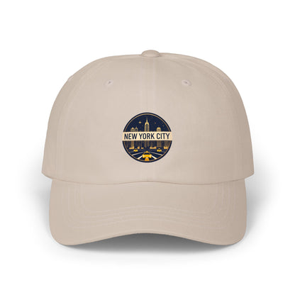 New York City Embroidered Dad Cap — NYC Skyline Patch Hat