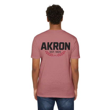Akron EST. 1825 Retro City T-Shirt — Vintage Collegiate Tee