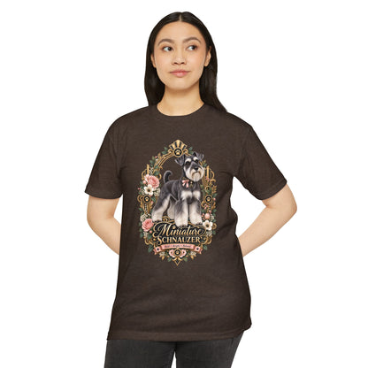 Miniature Schnauzer Floral Tee