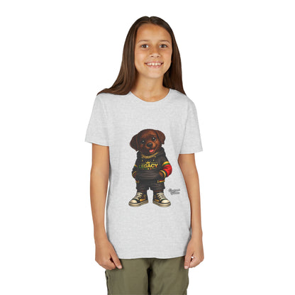 Youth Dog Tee — 'Legacy' Streetwear Puppy Graphic Shirt