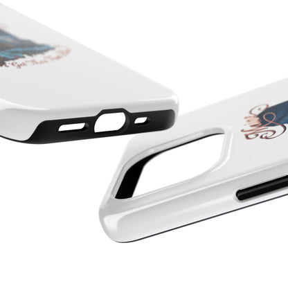 Maine Lighthouse Tough Phone Case — "Can't Get There From Here" State Silhouette