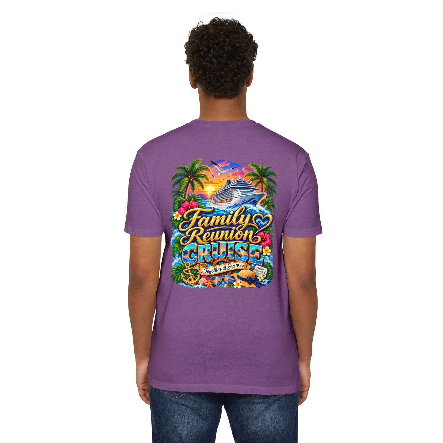 Family Reunion Cruise T-Shirt — Tropical Cruise Crew Tee