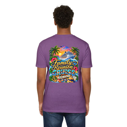 Family Reunion Cruise T-Shirt — Tropical Cruise Crew Tee