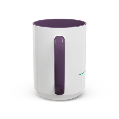 Diabetes Won't Define Me Accent Coffee Mug — "I Walk by Faith" Inspirational Tea Cup