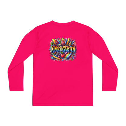 Kindergarten Crayons Youth Long Sleeve Tee