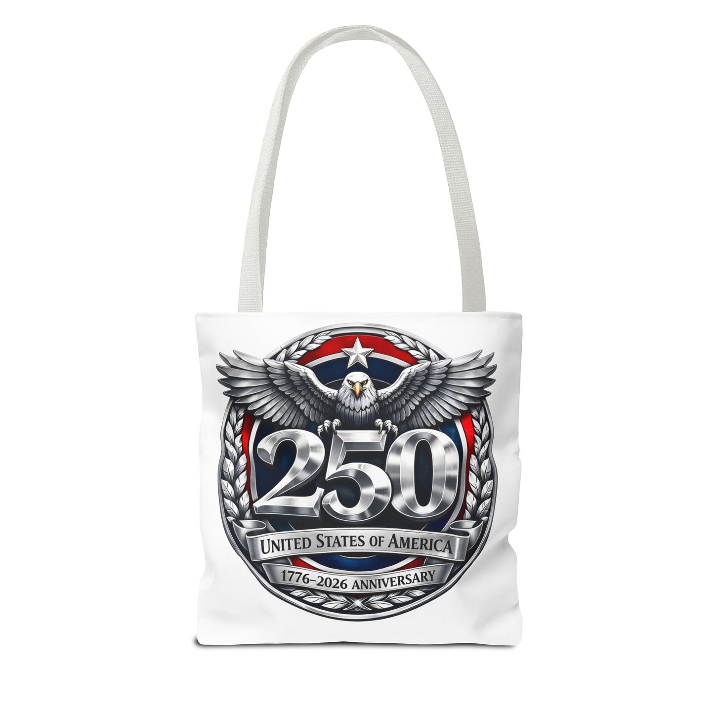 250th USA Anniversary Tote Bag — Patriotic Eagle 1776–2026 Commemorative Tote