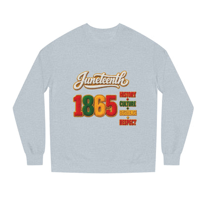 Juneteenth 1865 Sweatshirt — History • Culture • Resilience • Respect