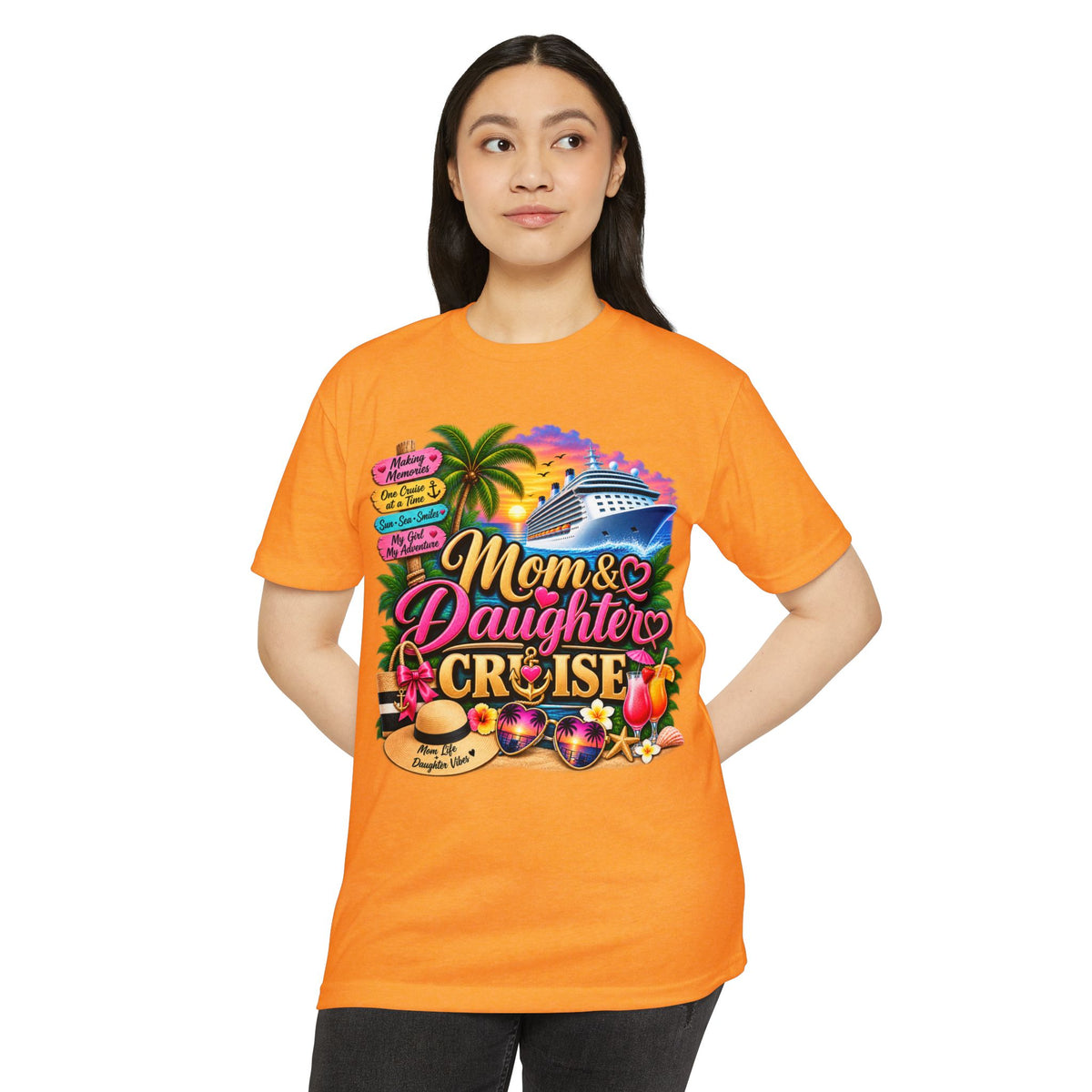 Mom & Daughter Cruise T-Shirt — Matching Vacation Shirt for Beach, Summer & Family Trips