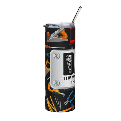 Tool Dad 20oz Stainless Steel Tumbler – "Dad: The Man, The Myth, The Legend" Travel Cup