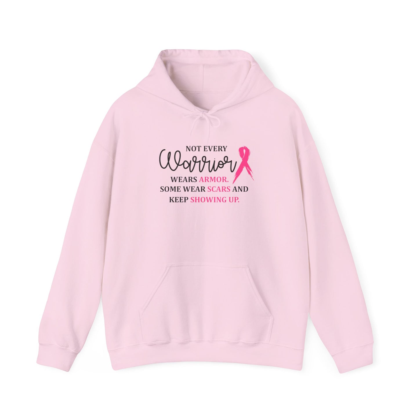 Not Every Warrior Wears Armor Breast Cancer Awareness Hoodie