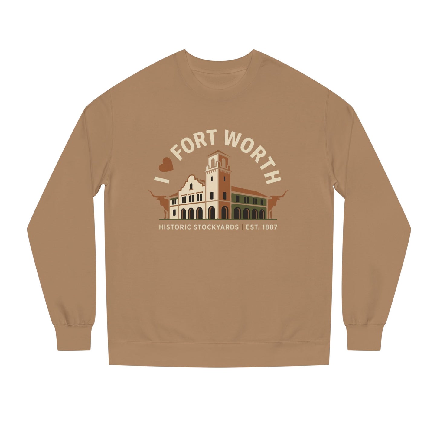 Fort Worth Historic Stockyards Sweatshirt — I  Fort Worth Crewneck