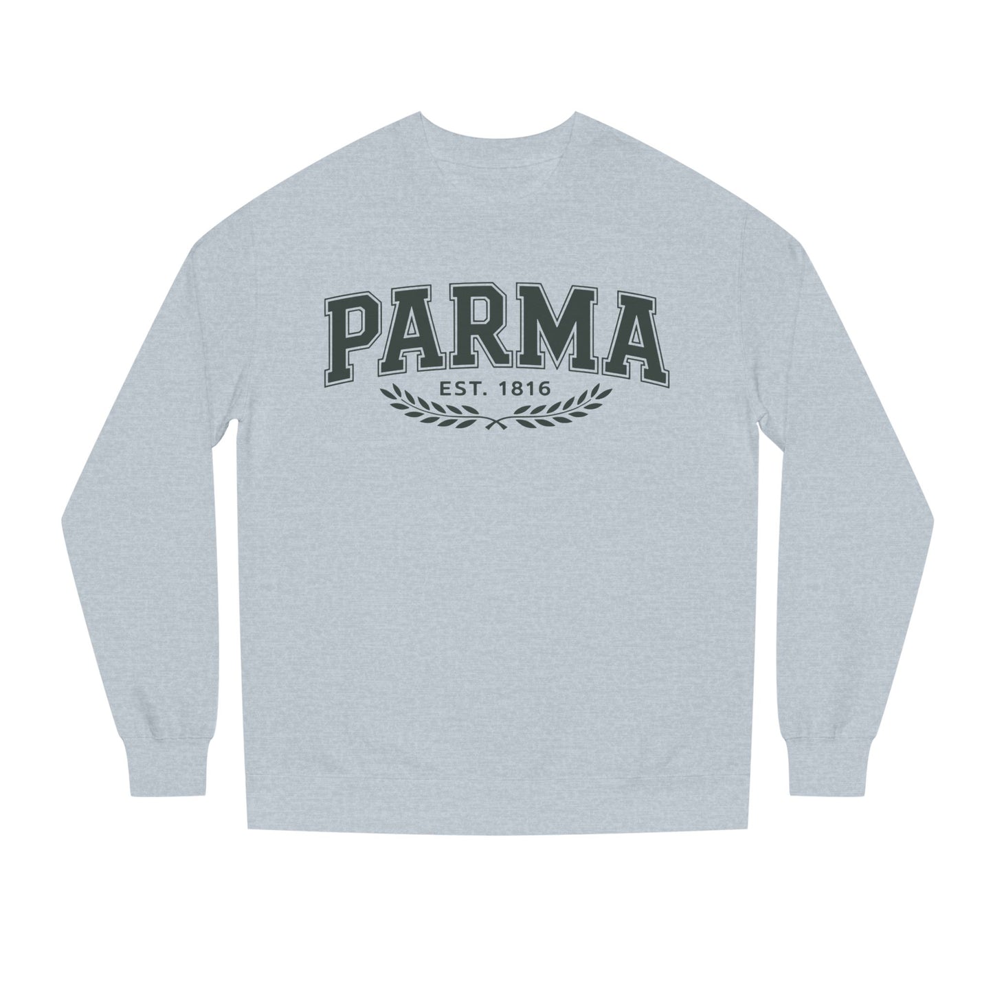 Parma Vintage Crewneck Sweatshirt — 'PARMA EST. 1816' Collegiate Pullover