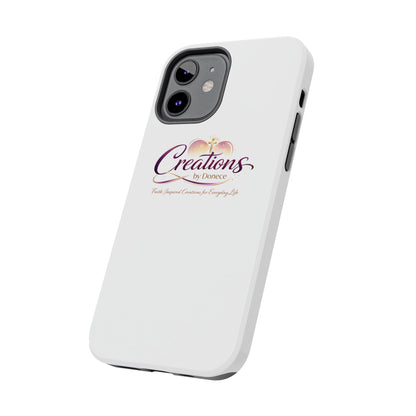 Creations by Donece Soft-Touch Tough Phone Case — Faith-Inspired Logo Protective Cover