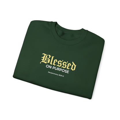 Blessed on Purpose - Proverbs 28:6 Sweatshirt