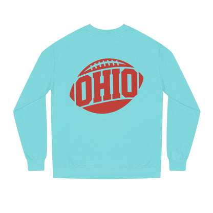 Ohio Football Crewneck Sweatshirt — Vintage Collegiate Game Day Pullover