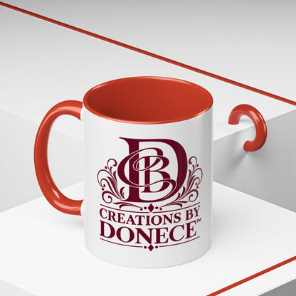 Creations by Donece Logo Accent Coffee Mug (11/15oz)
