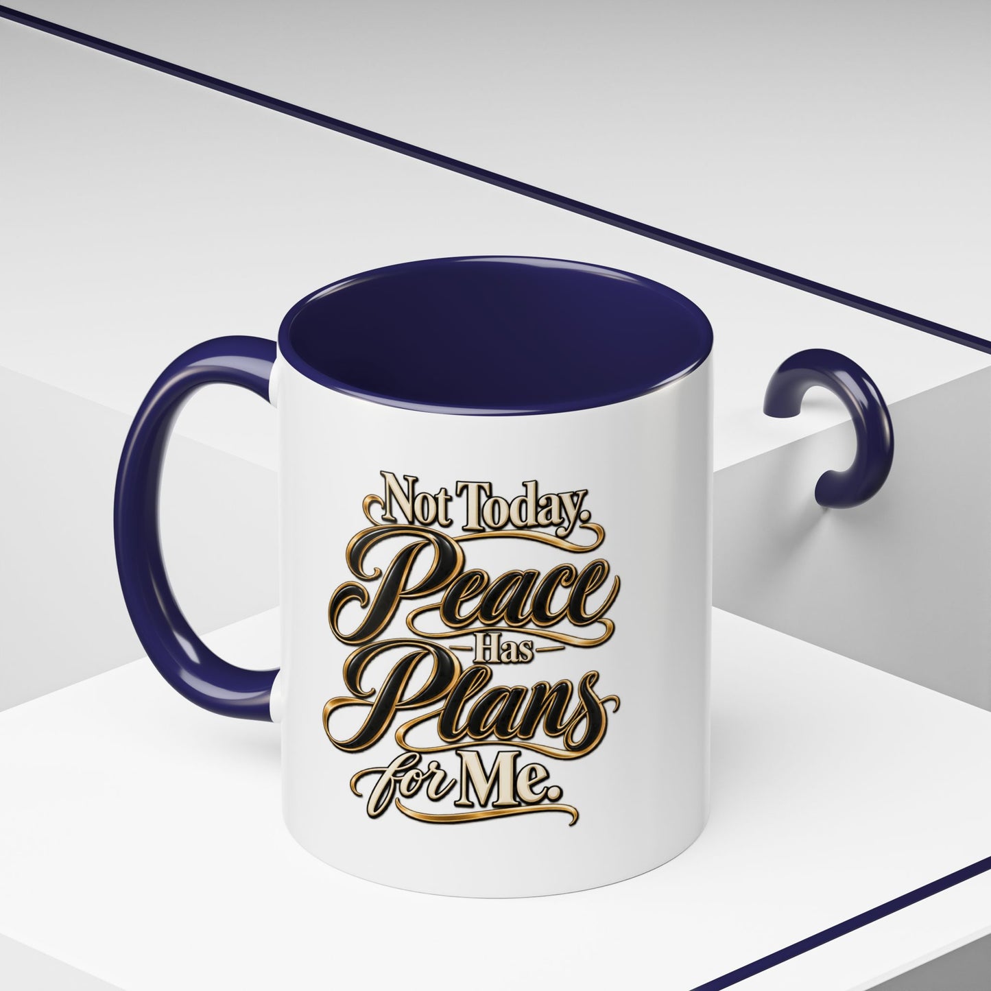 Peace Has Plans for Me Coffee Mug — Inspirational Faith Morning Mug
