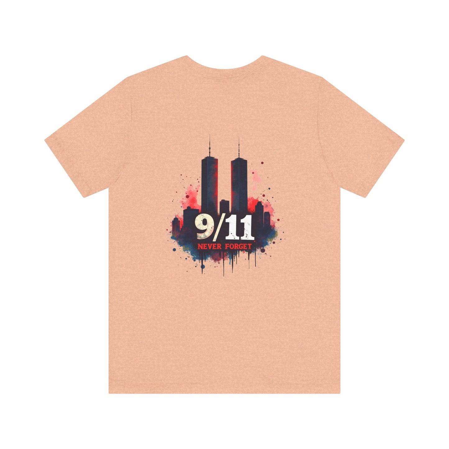 9/11 Never Forget T-Shirt — World Trade Center Memorial Tee