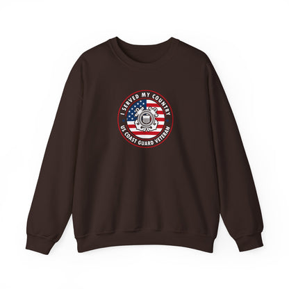 I Served My Country US Coast Guard Veteran Sweatshirt
