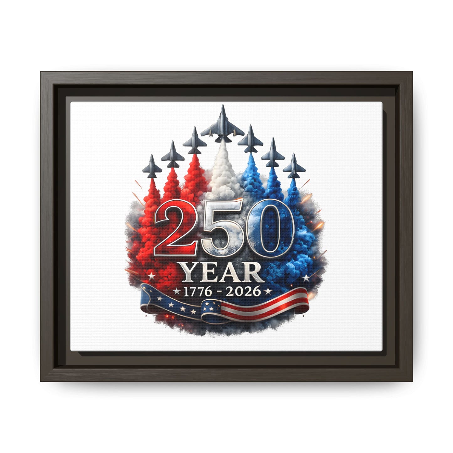 Matte Canvas, Framed (Multi-color)