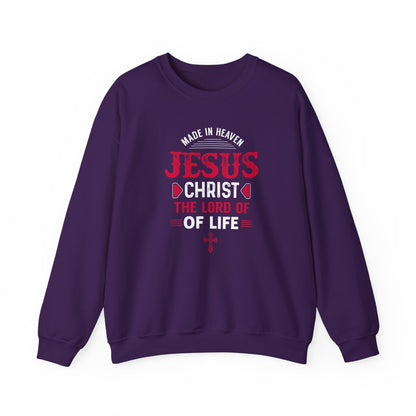 Made in Heaven Jesus Christ The Lord of Life Sweatshirt