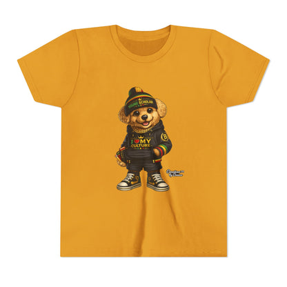 Youth Bear Graphic Tee – "I Love My Culture" Urban Streetwear
