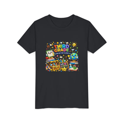Third Grade Kids Tee — "Third Grade Out of the Classroom" Back-to-School Youth Shirt