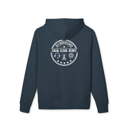Cruiser Hoodie — Calm, Clear, Ready Dispatch Patch Design