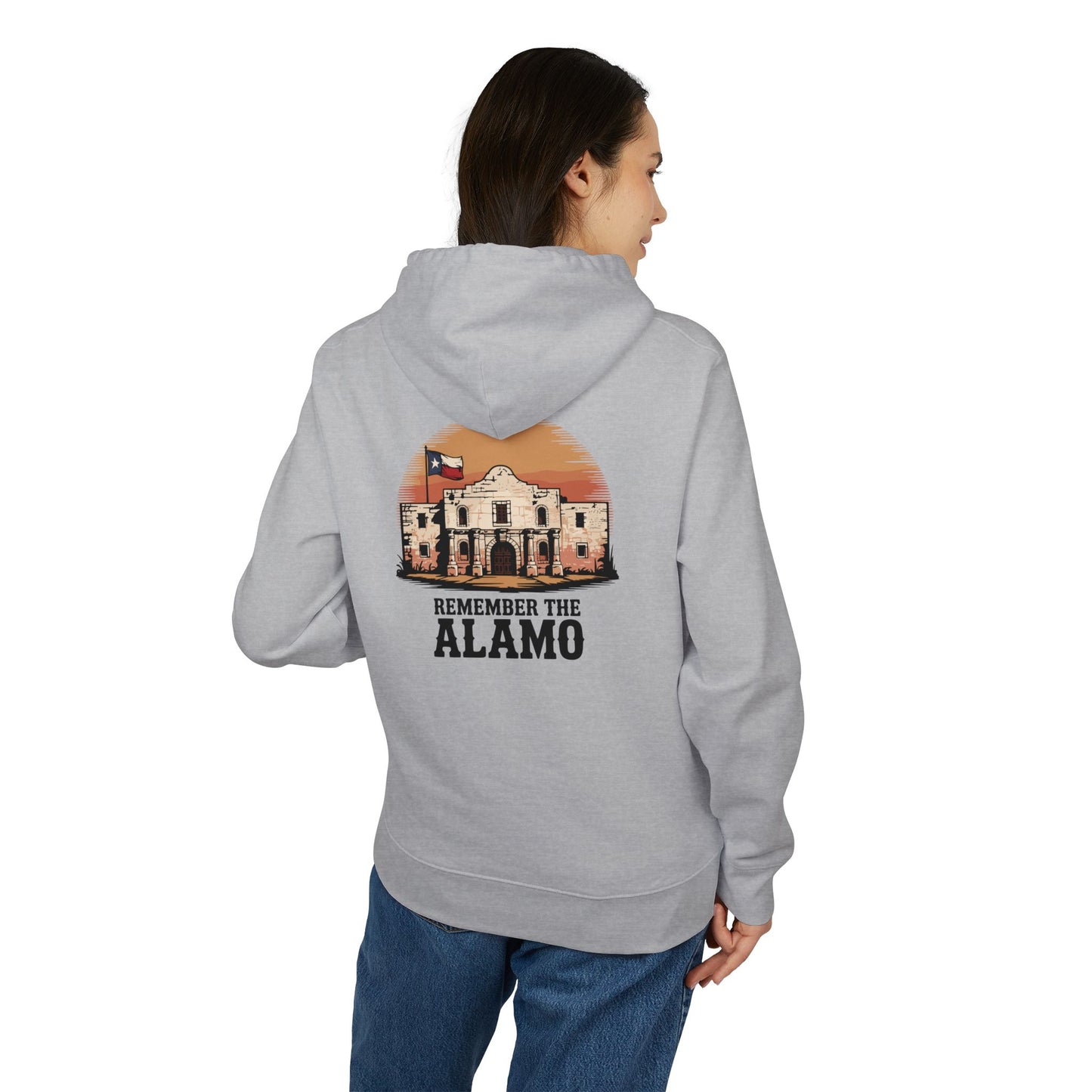 Remember The Alamo Hoodie — Vintage San Antonio Landmark Pullover