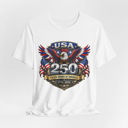 USA 250th Eagle T-Shirt — 1776–2026 Patriotic American Independence Tee