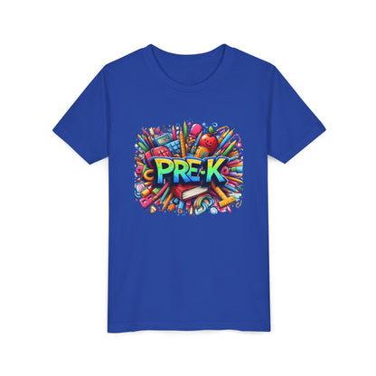PRE-K Kids Tee — Colorful Back-to-School Pre-K Shirt for Preschoolers