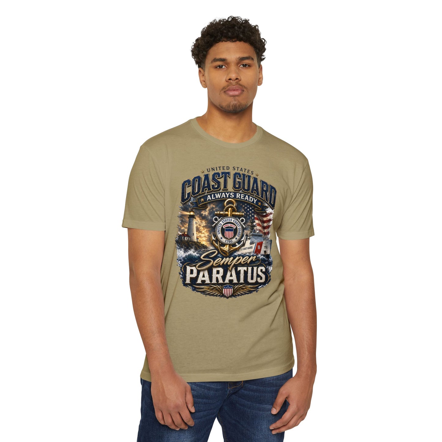 Coast Guard Semper Paratus T-Shirt – U.S. Coast Guard Veteran Tee