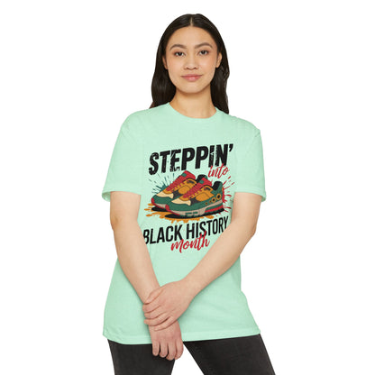 Steppin' Into Black History Month T-Shirt