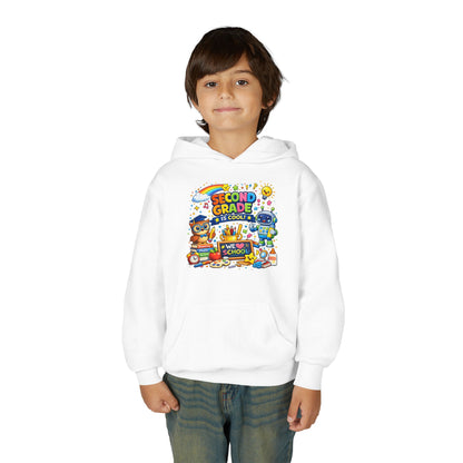 Second Grade Hoodie — 'Second Grade Is Cool' Kids Back-to-School Sweatshirt